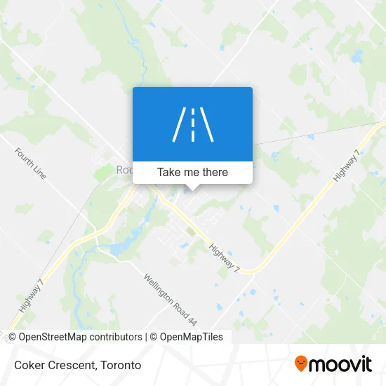 Coker Crescent map