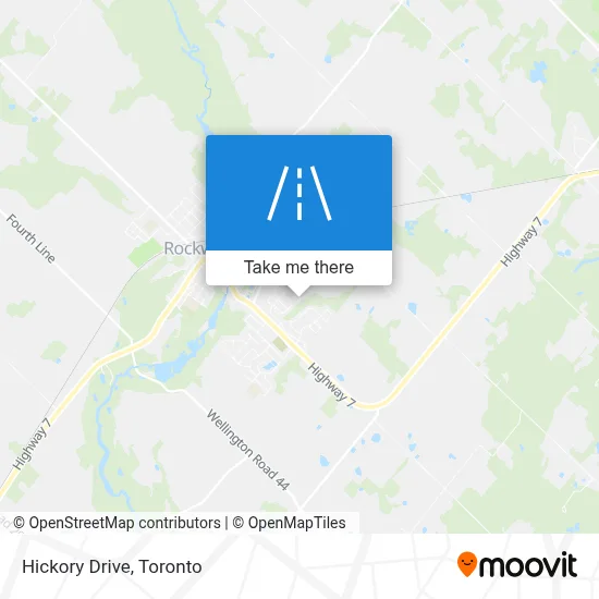 Hickory Drive map