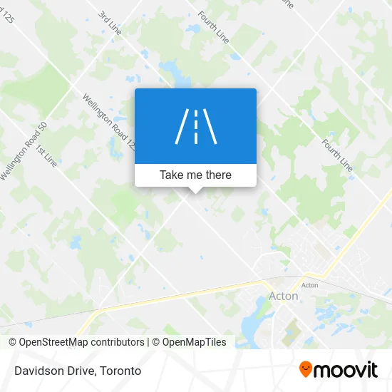 Davidson Drive map