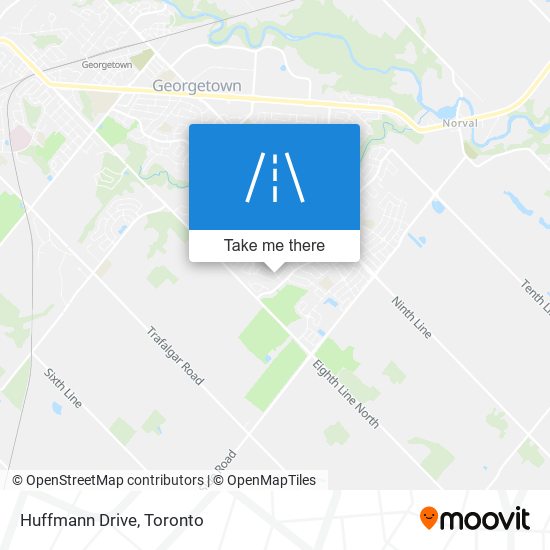 Huffmann Drive map