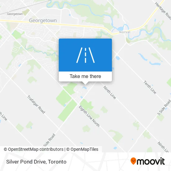 Silver Pond Drive map