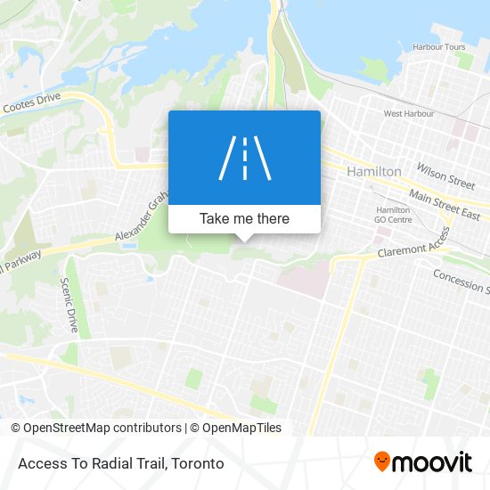 Access To Radial Trail map