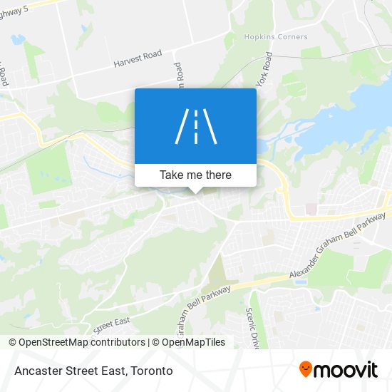 Ancaster Street East map