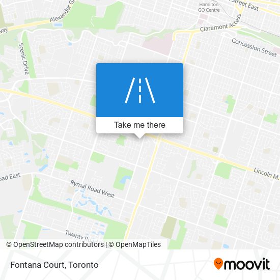 Fontana Court map