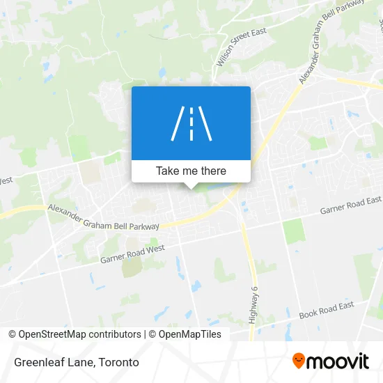 Greenleaf Lane map
