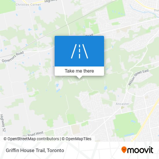 Griffin House Trail map