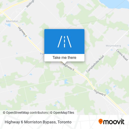 Highway 6 Morriston Bypass plan