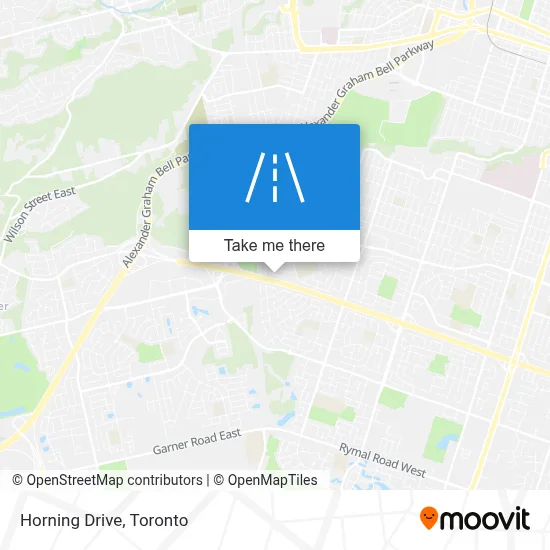 Horning Drive map