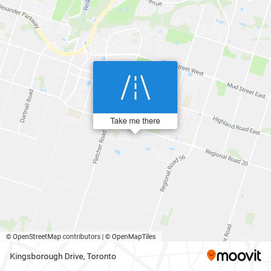 Kingsborough Drive map