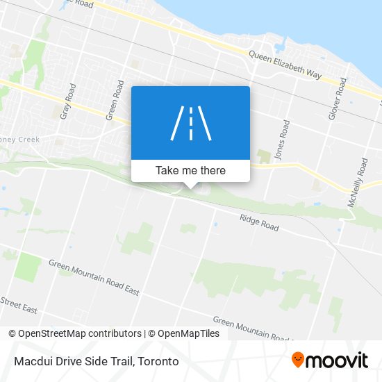 Macdui Drive Side Trail map