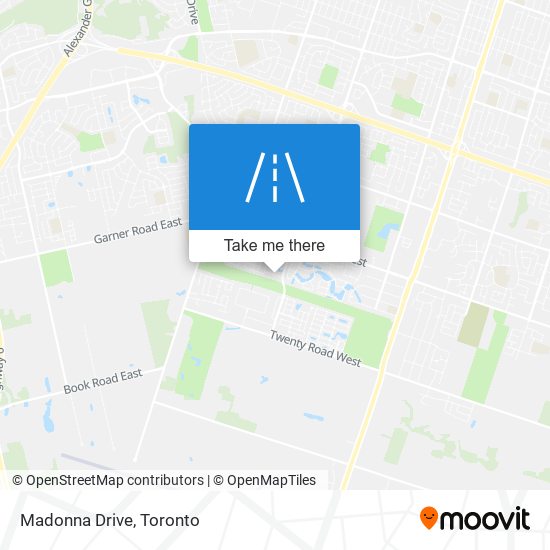 Madonna Drive map