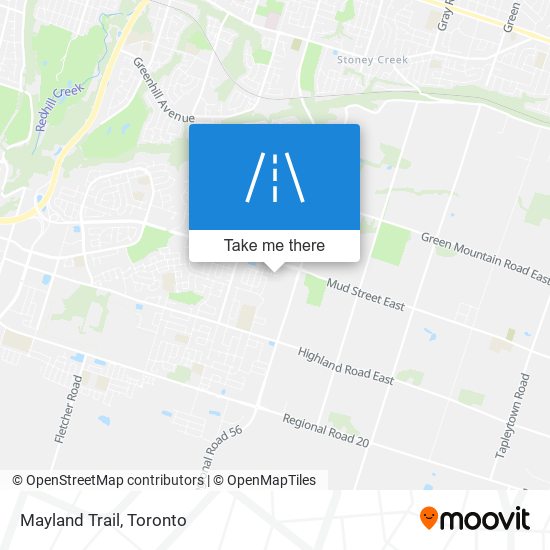 Mayland Trail map