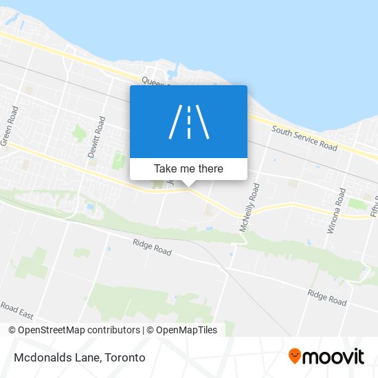Mcdonalds Lane plan