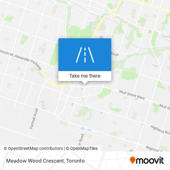 Meadow Wood Crescent map