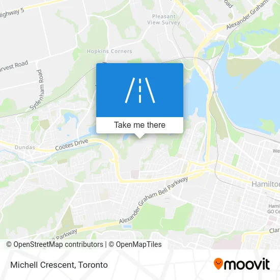 Michell Crescent map