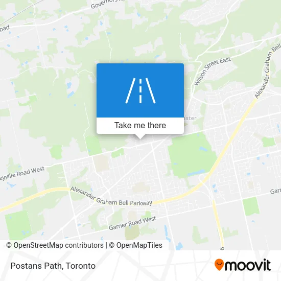 Postans Path map