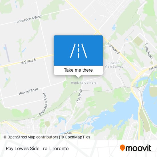 Ray Lowes Side Trail plan