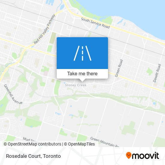 Rosedale Court map