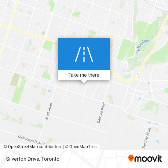 Silverton Drive map