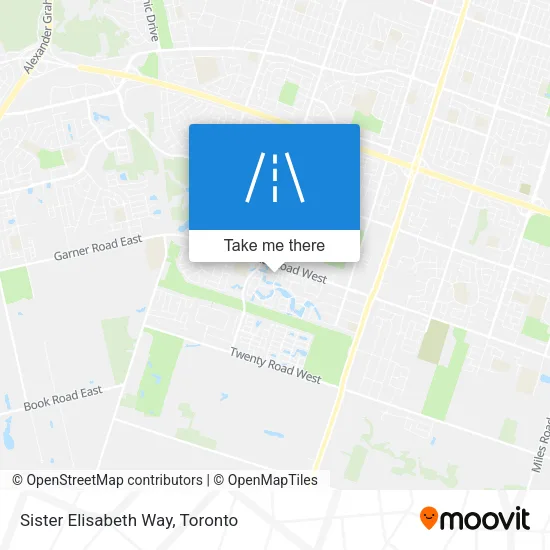 Sister Elisabeth Way map