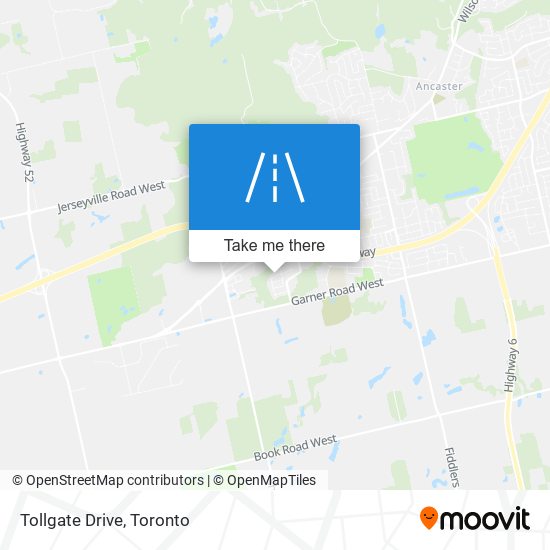 Tollgate Drive map