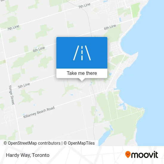 Hardy Way map