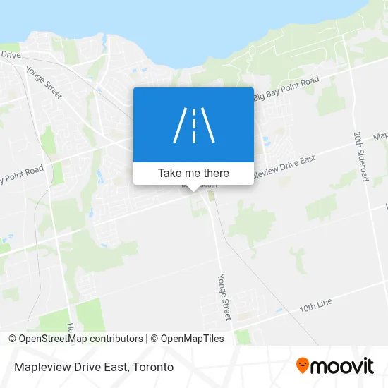 Mapleview Drive East map