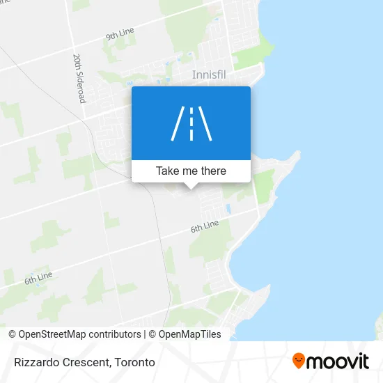 Rizzardo Crescent map