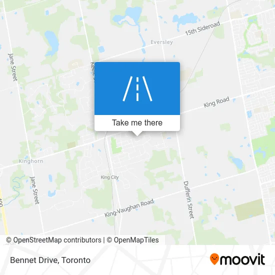 Bennet Drive map