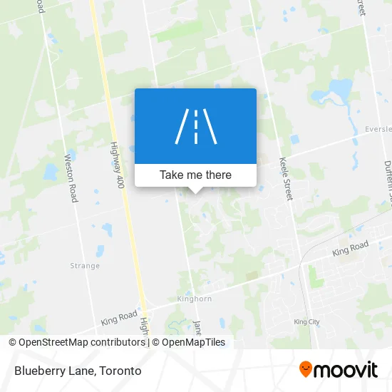 Blueberry Lane map