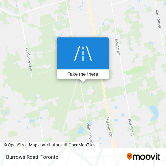 Burrows Road map