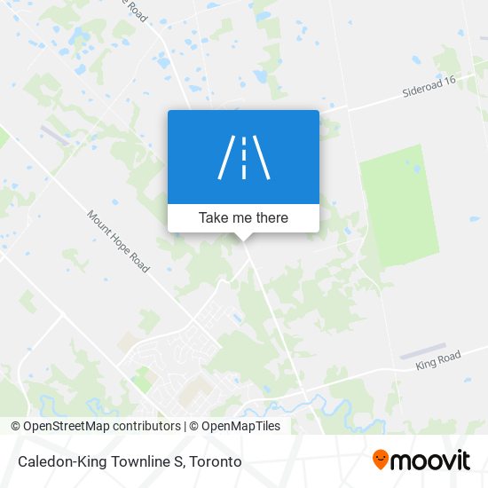 Caledon-King Townline S plan