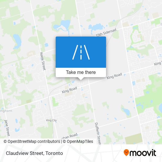 Claudview Street map