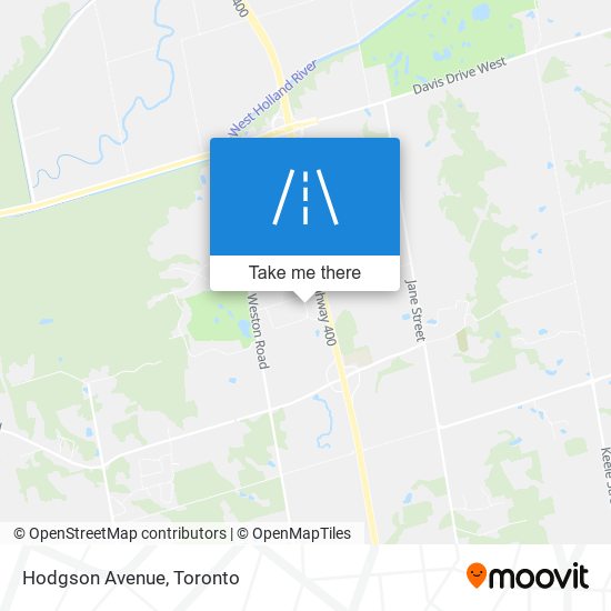 Hodgson Avenue map