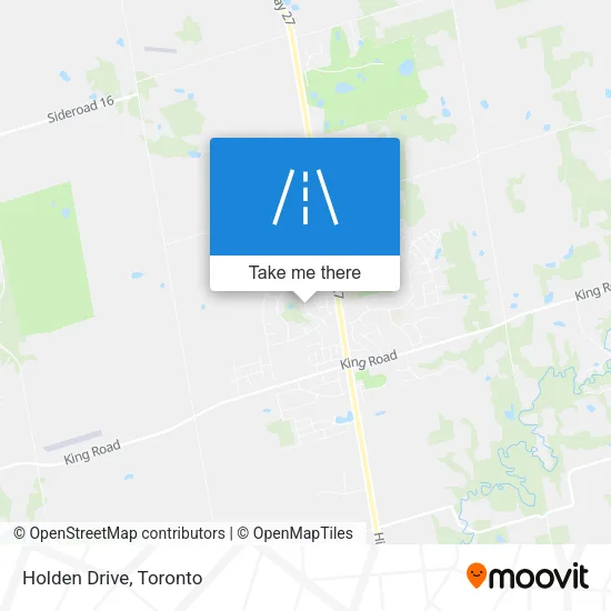 Holden Drive map