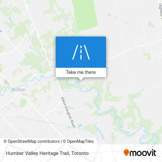 Humber Valley Heritage Trail map