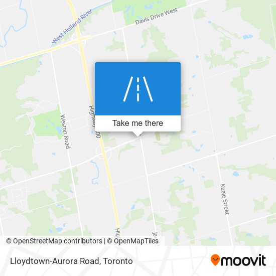 Lloydtown-Aurora Road plan