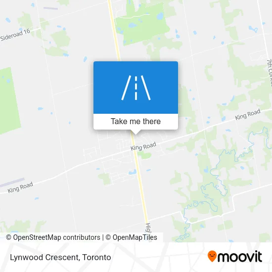 Lynwood Crescent map