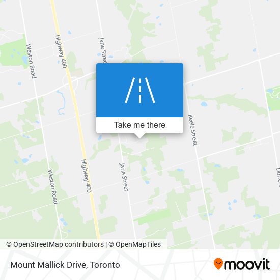 Mount Mallick Drive map