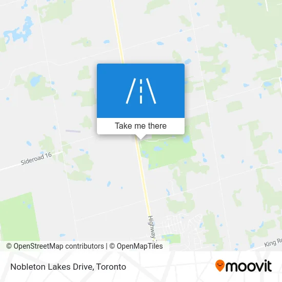 Nobleton Lakes Drive map