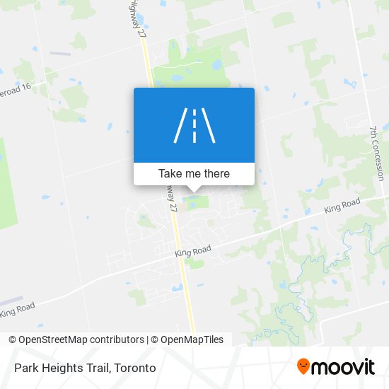 Park Heights Trail plan