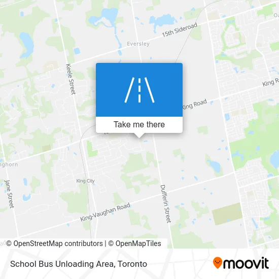 School Bus Unloading Area map