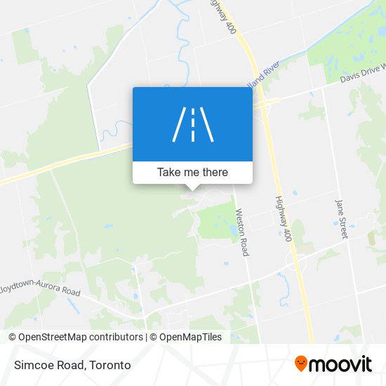 Simcoe Road map