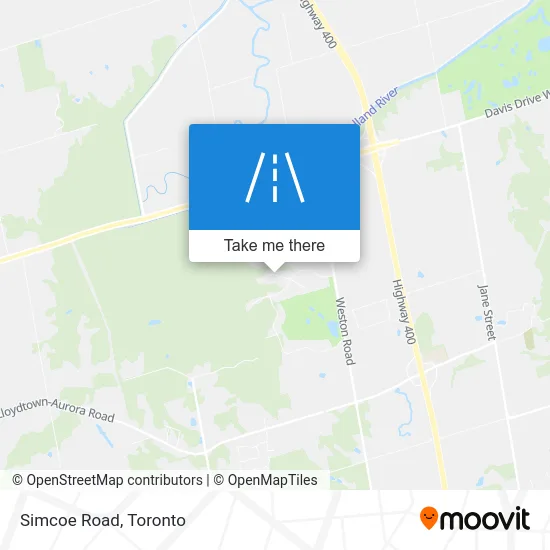 Simcoe Road map