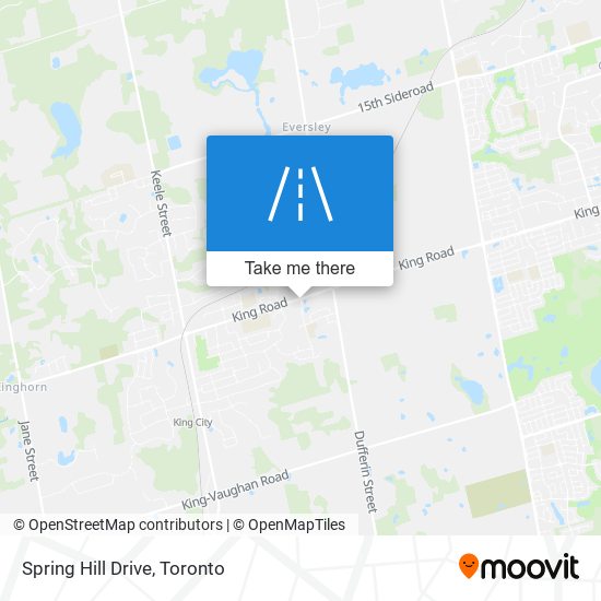 Spring Hill Drive map