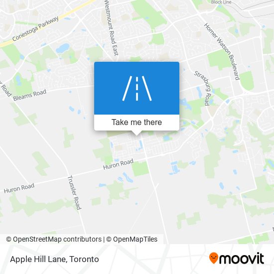 Apple Hill Lane map