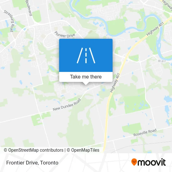 Frontier Drive map