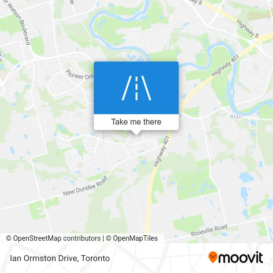 Ian Ormston Drive map