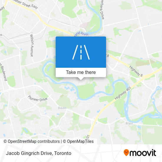 Jacob Gingrich Drive map