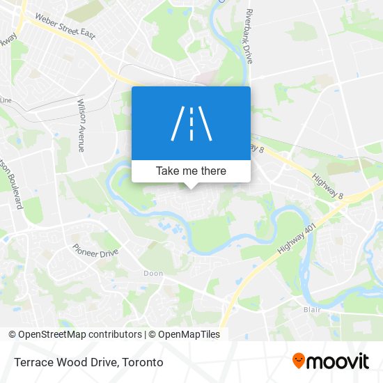 Terrace Wood Drive map